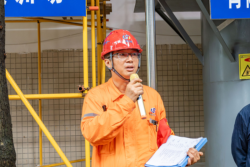 以赛促学强技术 筑牢安全防护网——弘旭公司成功进行安全出产月应急接济技术交锋大赛(图5)