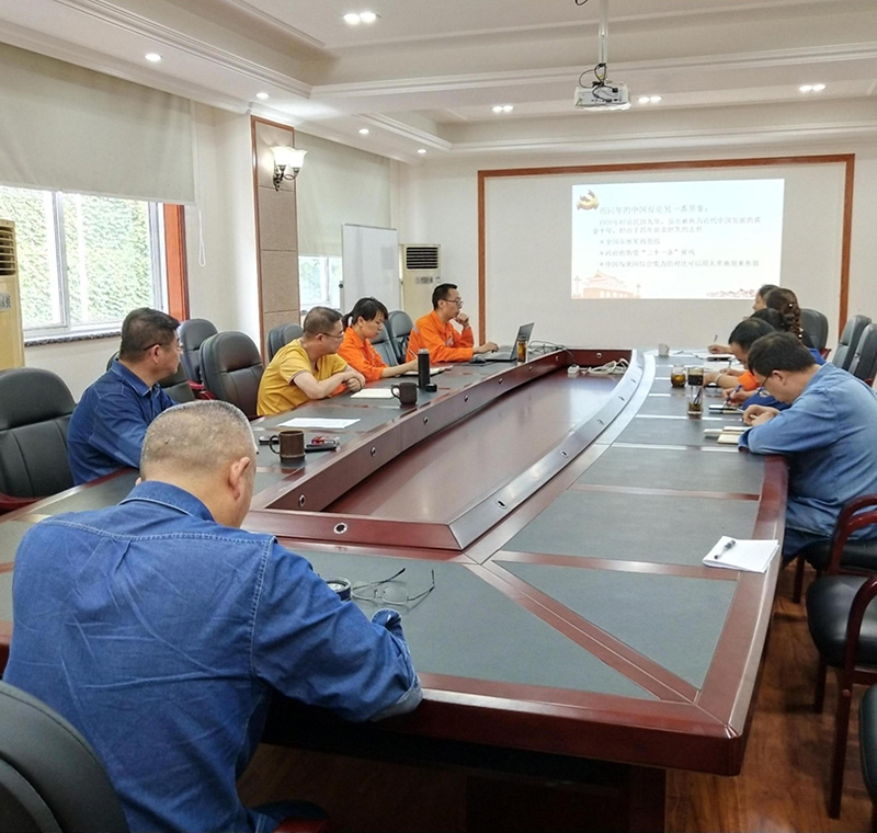 弘旭建安公司结合出产经营现实发展党史学习教育专题党课(图1) 弘旭建安公司结合出产经营现实发展党史学习教育专题党课(图1)
