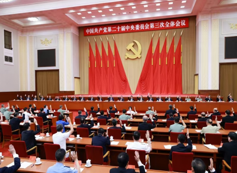 中国共产党第二十届中央委员会 第三次整个会议公报